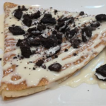 Crepe con salsa y topping